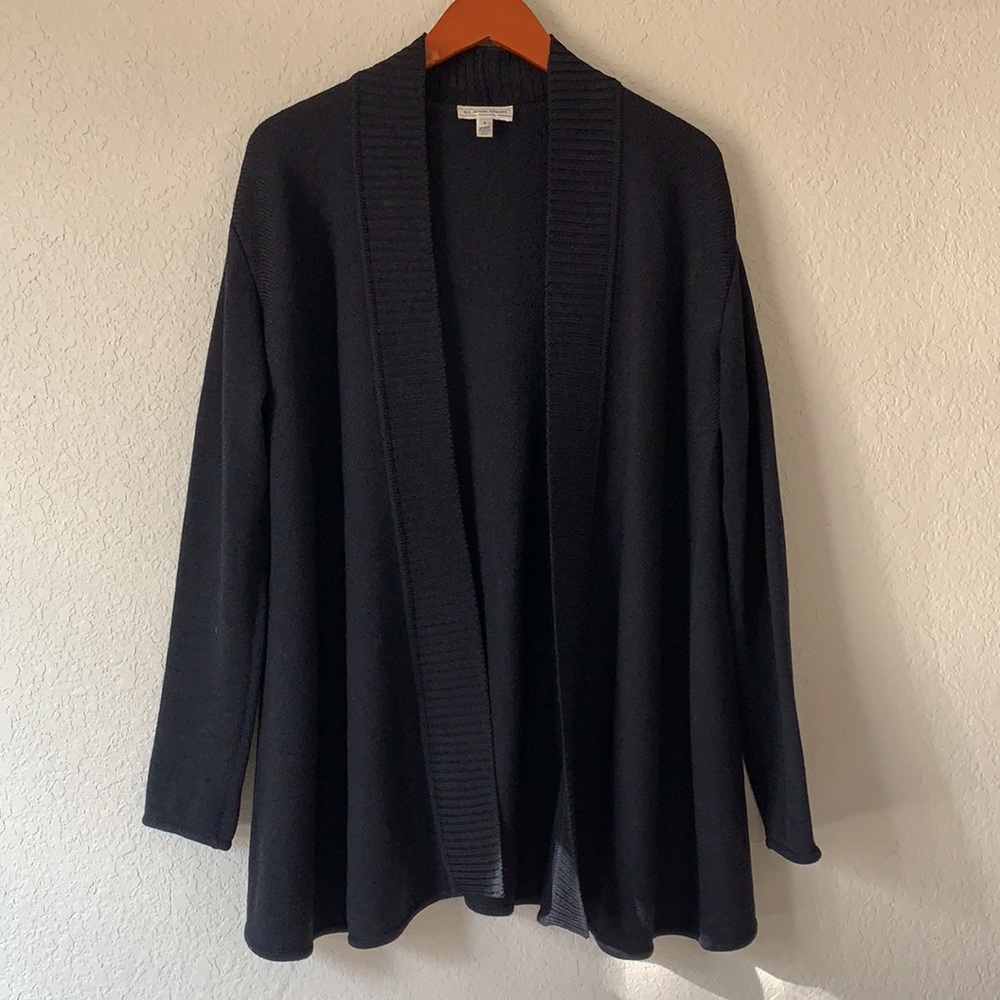 Navy Blue St. John Sport Wrap Cardigan S